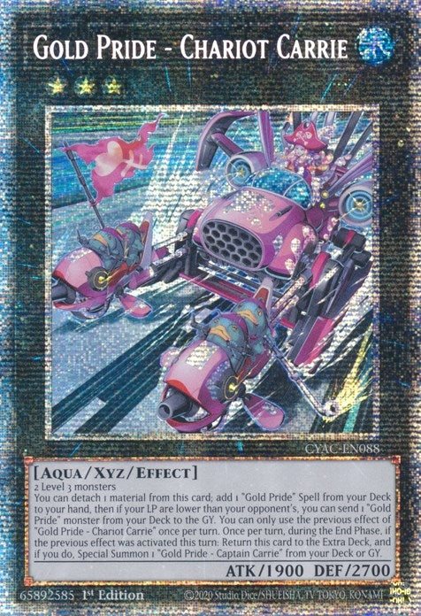 Gold Pride - Chariot Carrie (Starlight Rare) (CYAC-EN088) (CYAC)