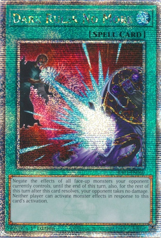 Dark Ruler No More (Quarter Century Secret Rare) (RA01-EN060) (RA01)
