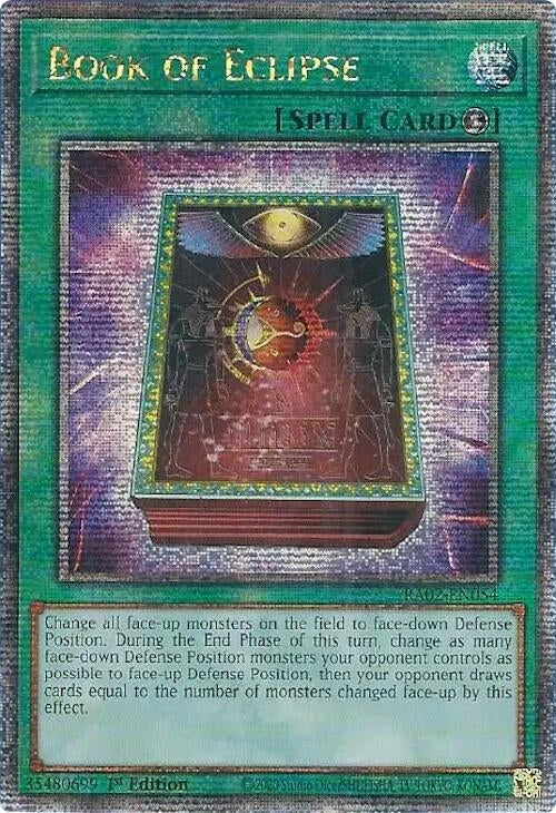 Book of Eclipse (Quarter Century Secret Rare) (RA02-EN054) (RA02) (Español)