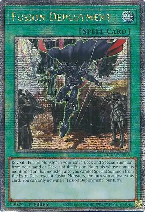 Fusion Deployment (Quarter Century Secret Rare) (RA02-EN065) (RA02)