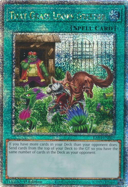 That Grass Looks Greener (Quarter Century Secret Rare) (RA03-EN063)