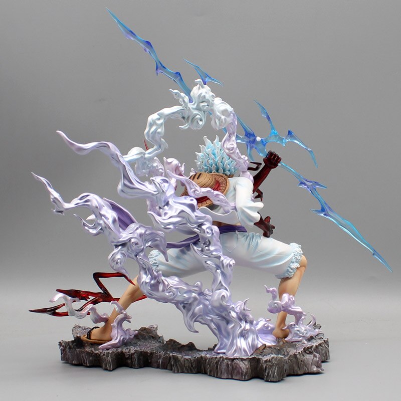 One Piece Luffy Five Gear Gripping Lightning Figure