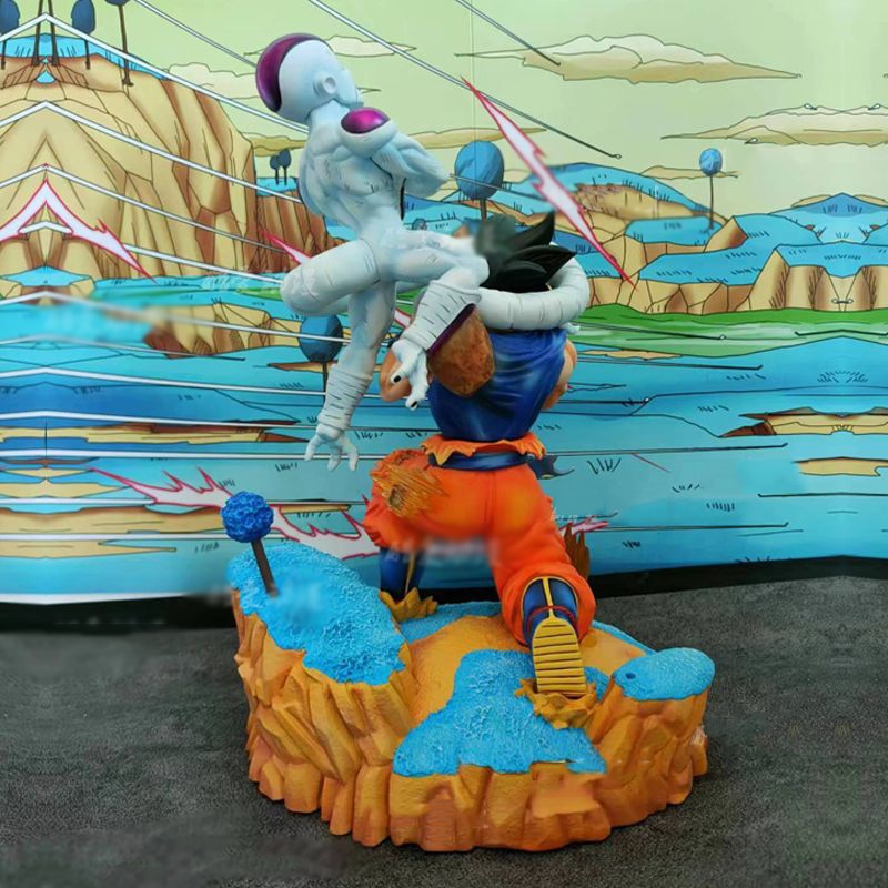 Dragon Ball Son Goku Bite Frieza Tail Figure