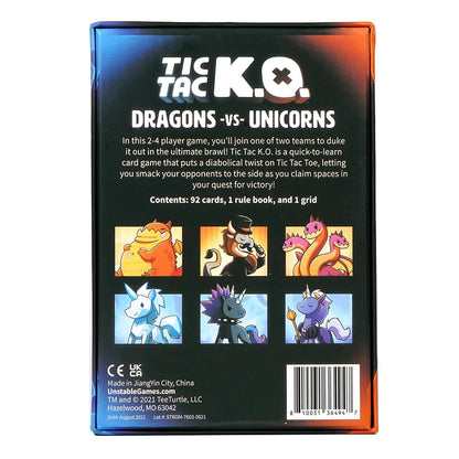 Tic Tac K.O. Dragons Vs Unicorns