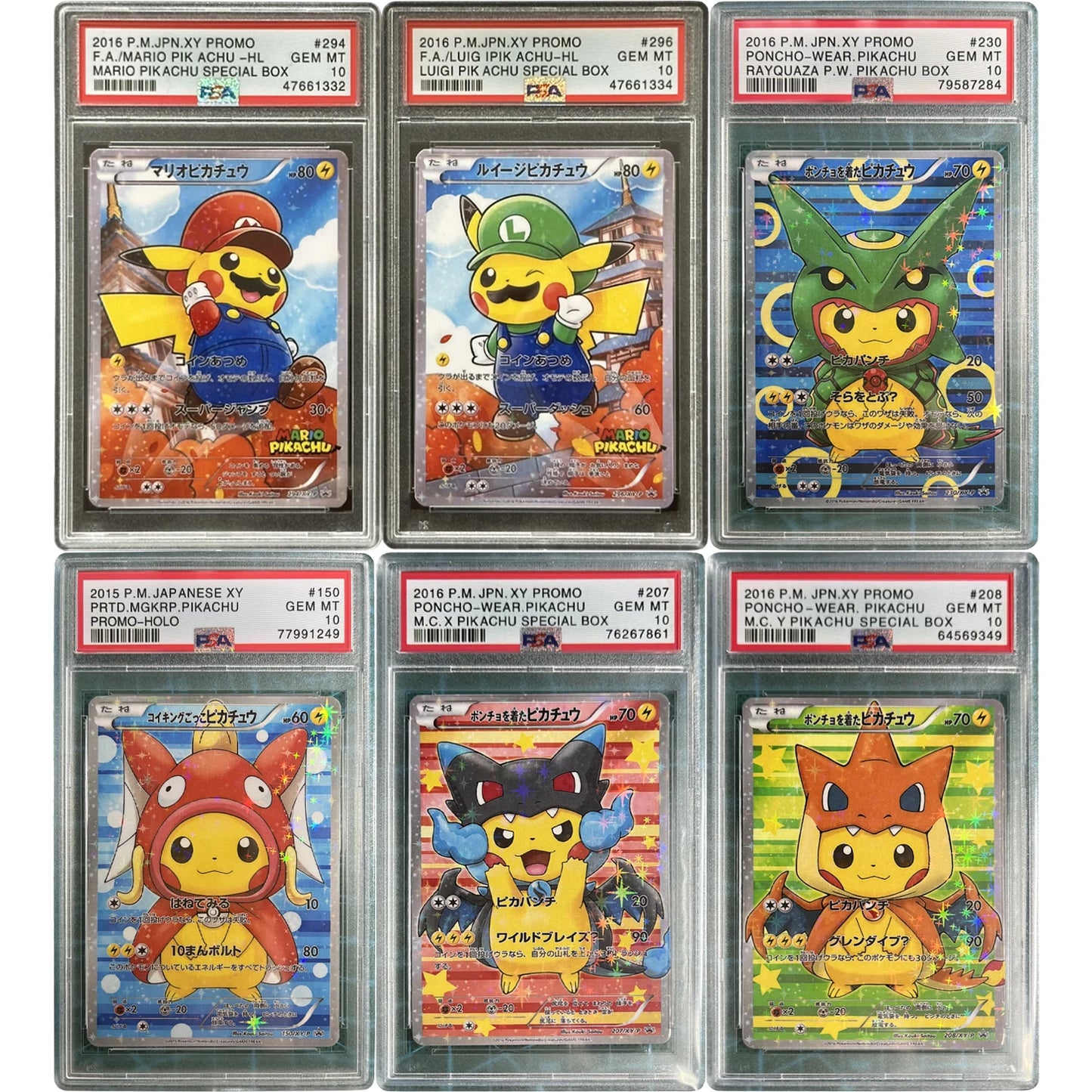 PSA PTCG Pikachus Collection