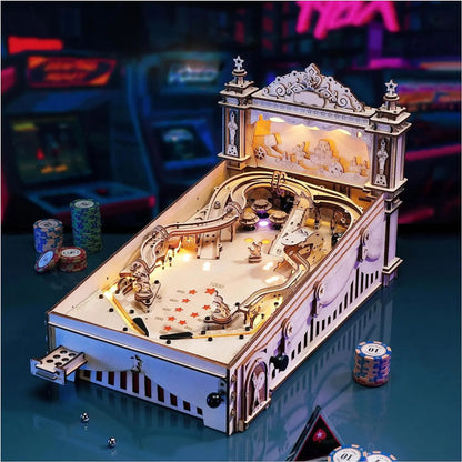 Robotime Rokr Pinball Machine