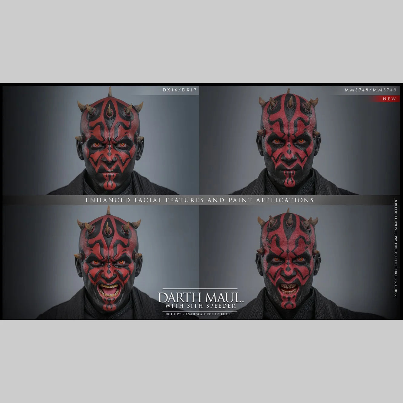 Hot Toys 1/6 Darth Maul Figure Star Wars