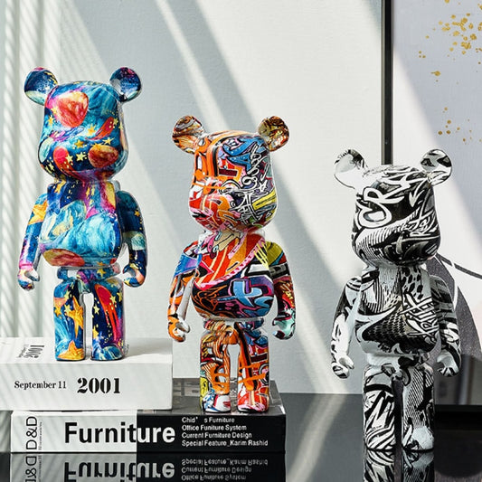 Bearbrick Bear 400% Action Statue Sculpture